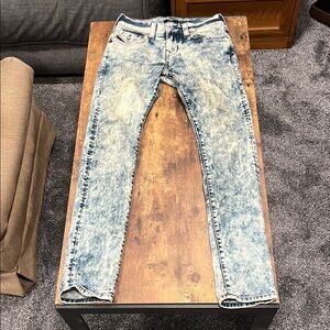 Men's Acid Wash Jeans
